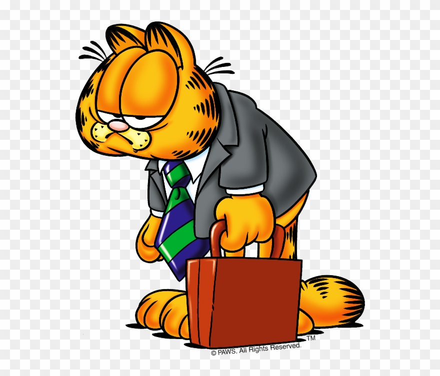 Garfield Png - Good Morning Monday Cartoon Clipart