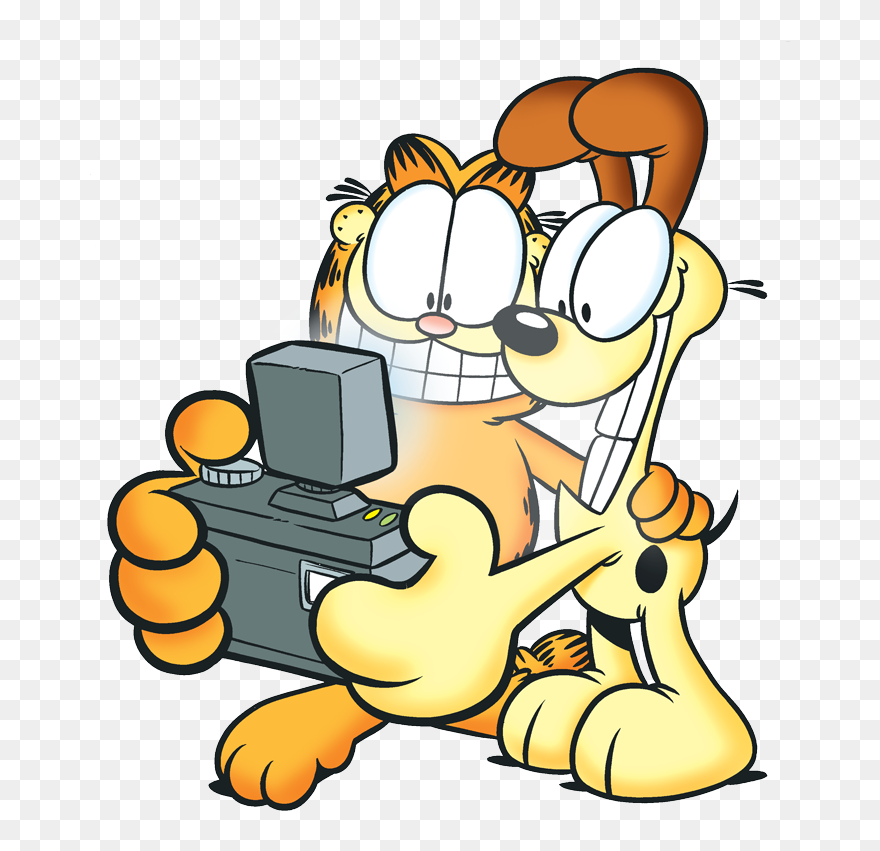 Professor Garfield's - Garfield Selfie Clipart