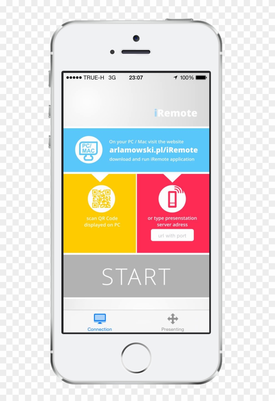 Iphone Clipart Powerpoint - Presentation From Iphone - Png Download
