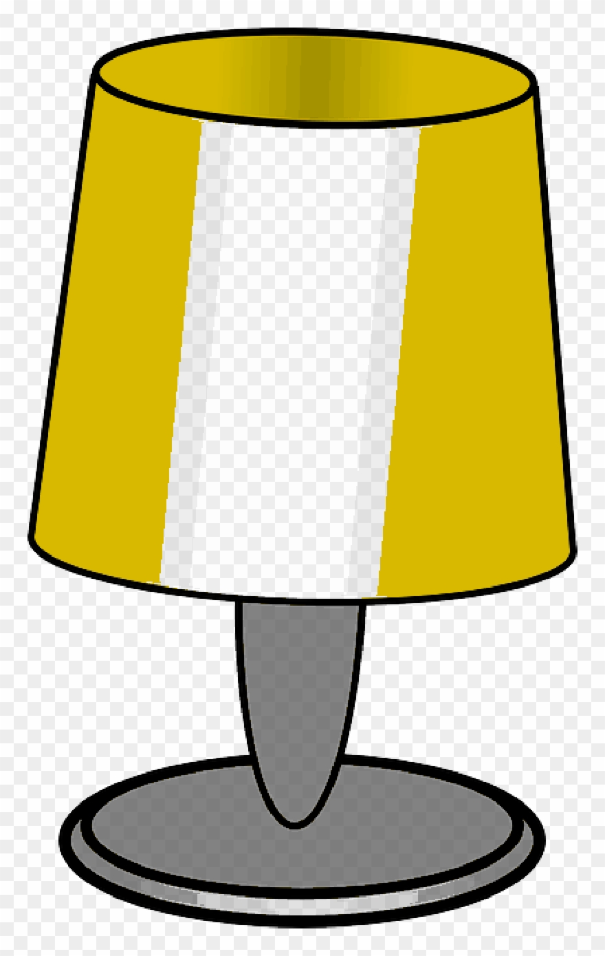 Image Black And White Images Reverse Search Table Miami - Table Lamp Clip Art - Png Download