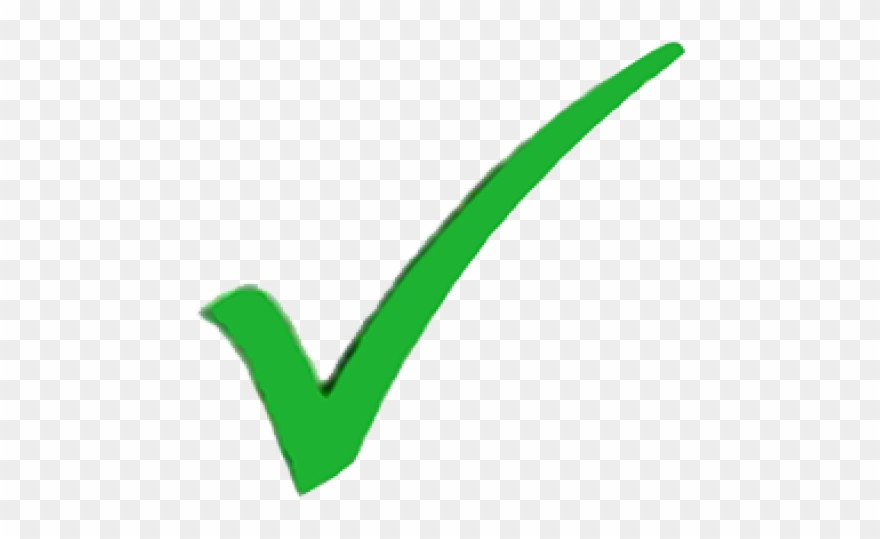 Green Tick Clipart Light Green - Transparent Background Check Mark Green - Png Download