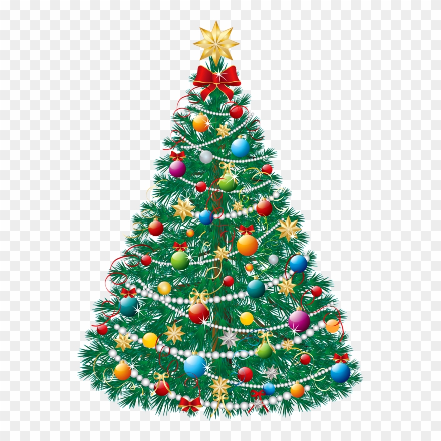 Christmas Lights Png - Beautiful Christmas Tree Clipart