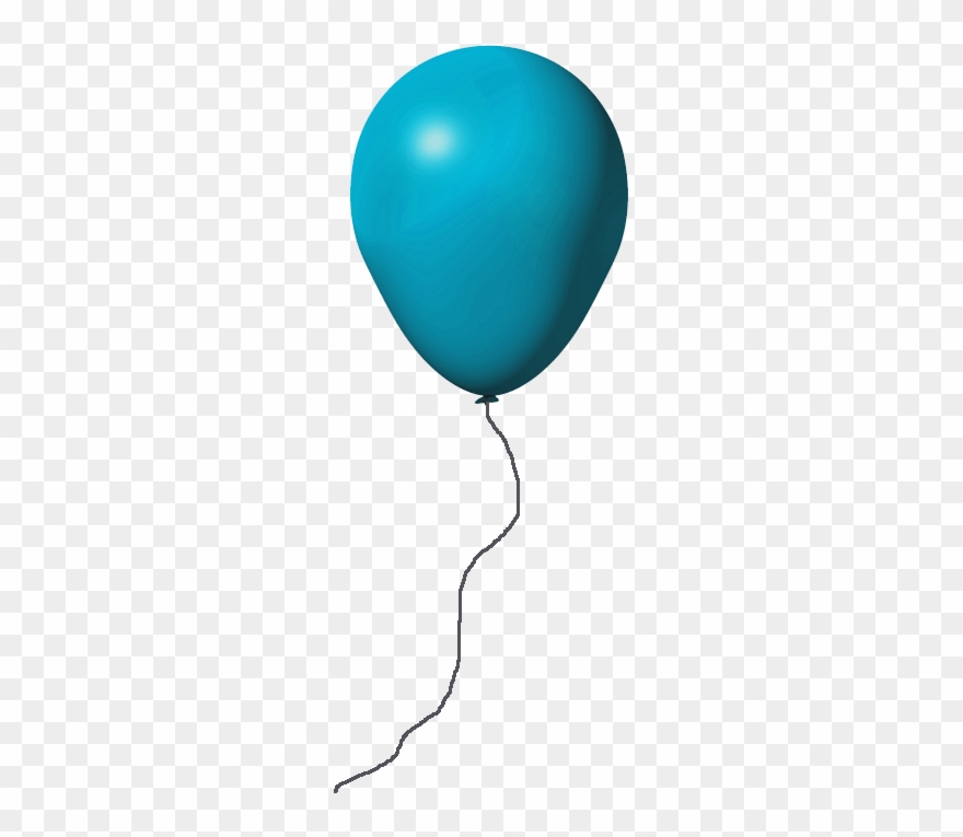 Light Blue Balloon Transparent Clipart