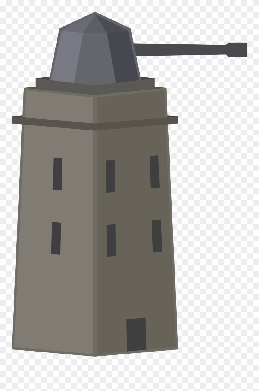 Open - Turret Clipart - Png Download