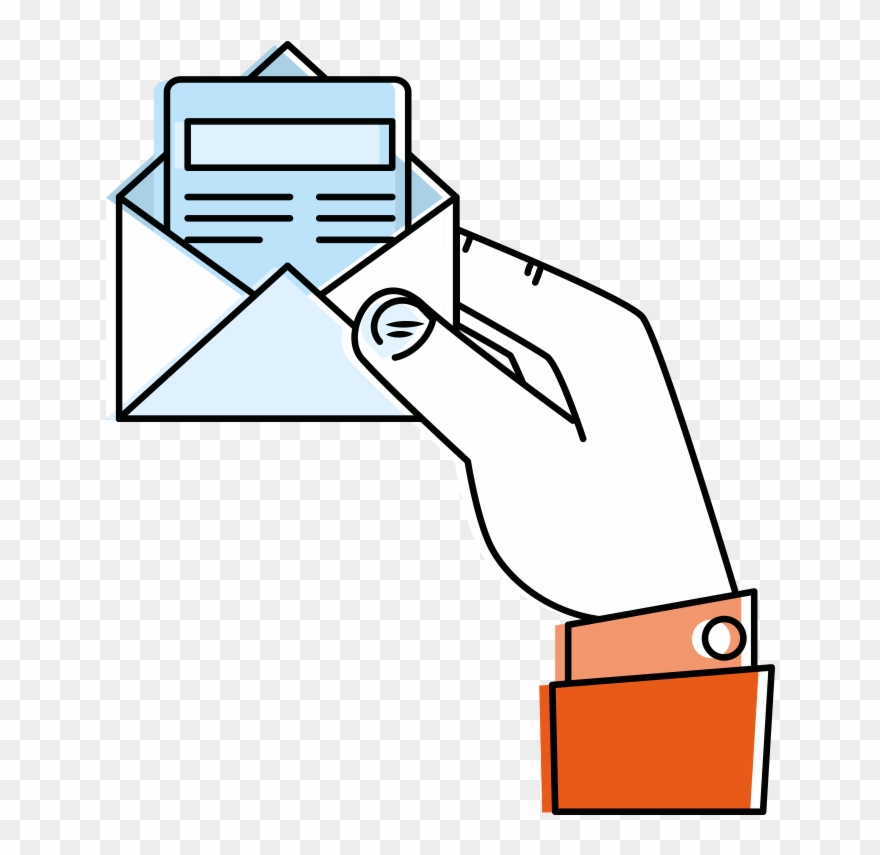 Mailing Solutions - Open Envelope Clip Art - Png Download