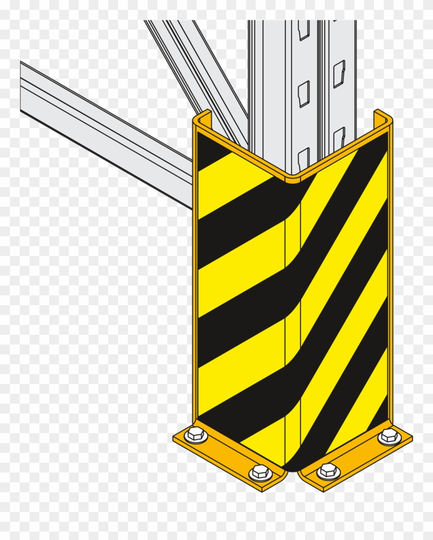 Detailansicht Des Anfahrschutz Typ As - Illustration Clipart