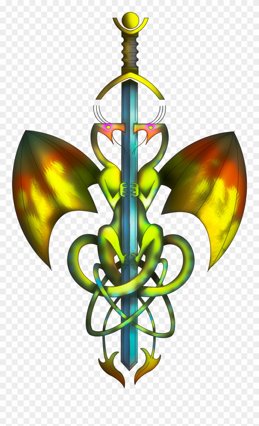 2012 The Year Of The Dragon - Illustration Clipart