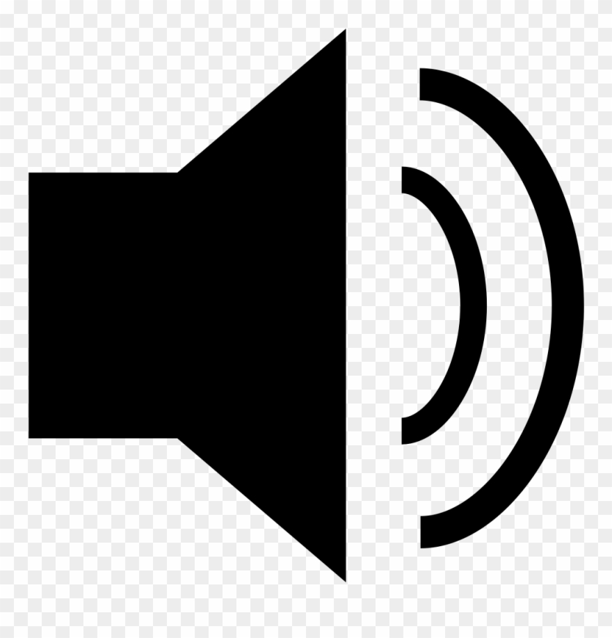 File - Loudspeaker - Svg - Simbolo De Sonido Png Clipart