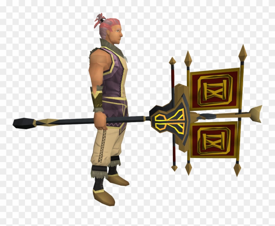 Clan Vexillum Equipped - Cartoon Clipart