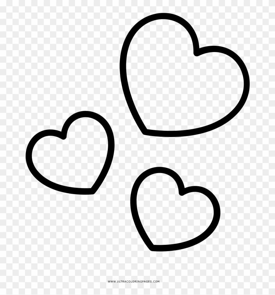 Valentinstag Ausmalbilder - Heart Clipart