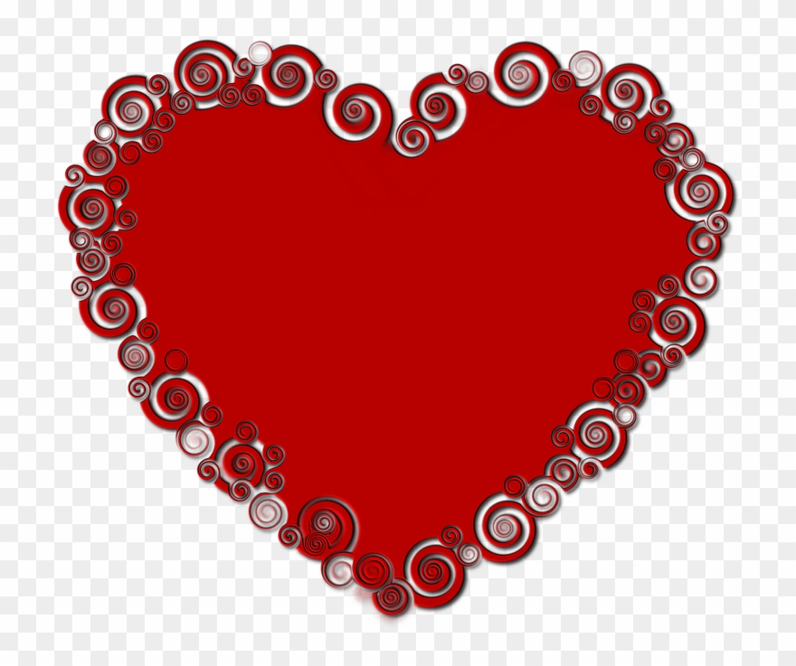 Heart, Valentine\'s Day, Red - Love Symbols Clipart