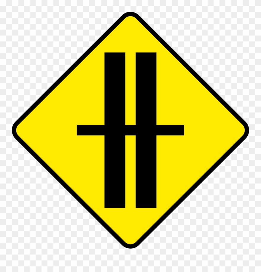 Ireland Road Sign W - Merge Clipart - Png Download