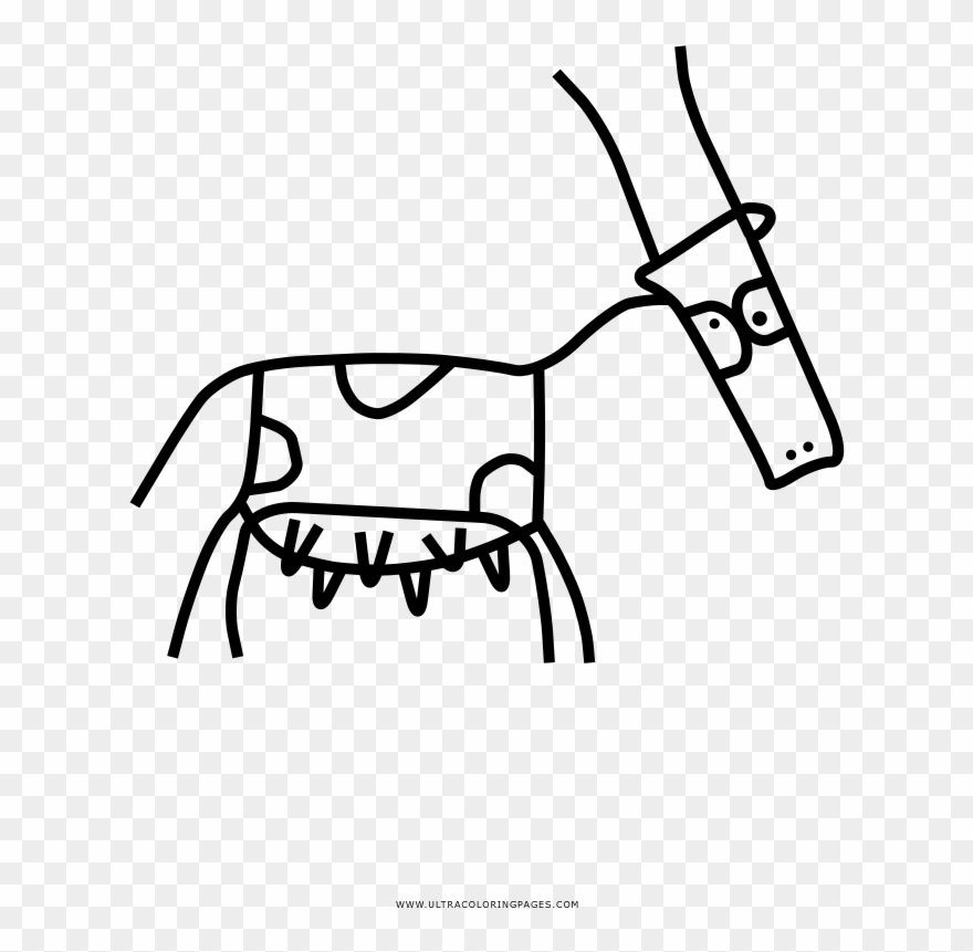 Kuh Ausmalbilder - Cartoon Clipart