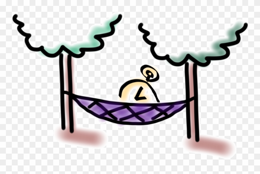 131 Hängematte Uhr Clipart