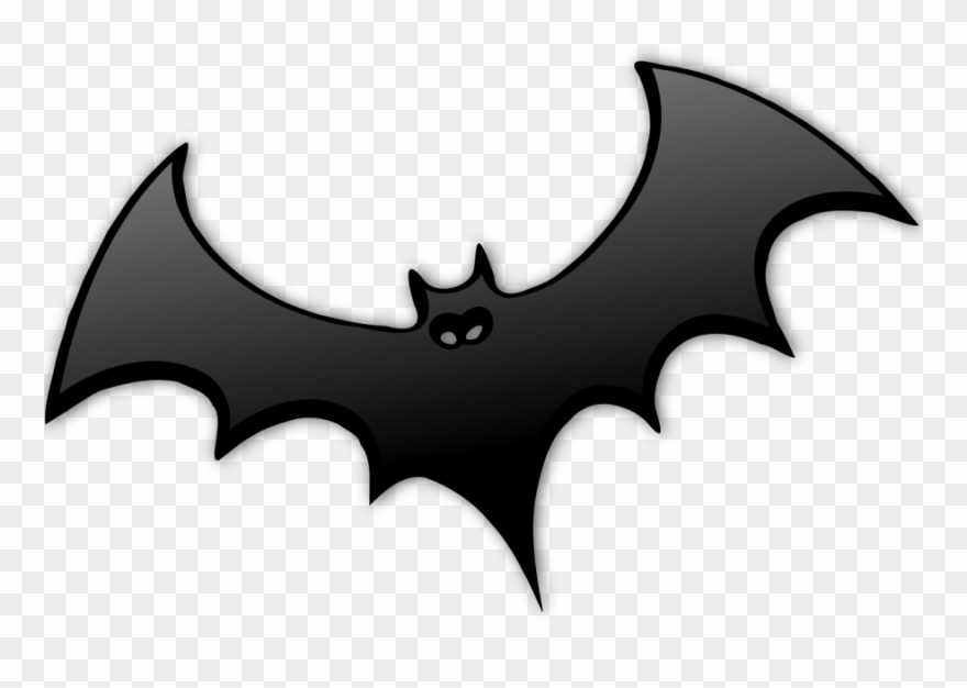Batmans Geschwister Fledermausführungen Auf Schloss - Halloween Big Bats Clipart