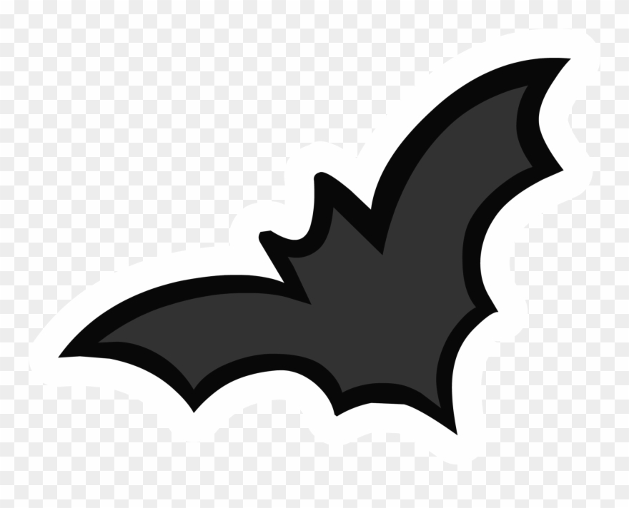 Club Penguin Bat Pin Clipart