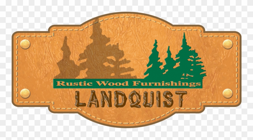 Landquist Rustic Wood Furnishings - Label Clipart