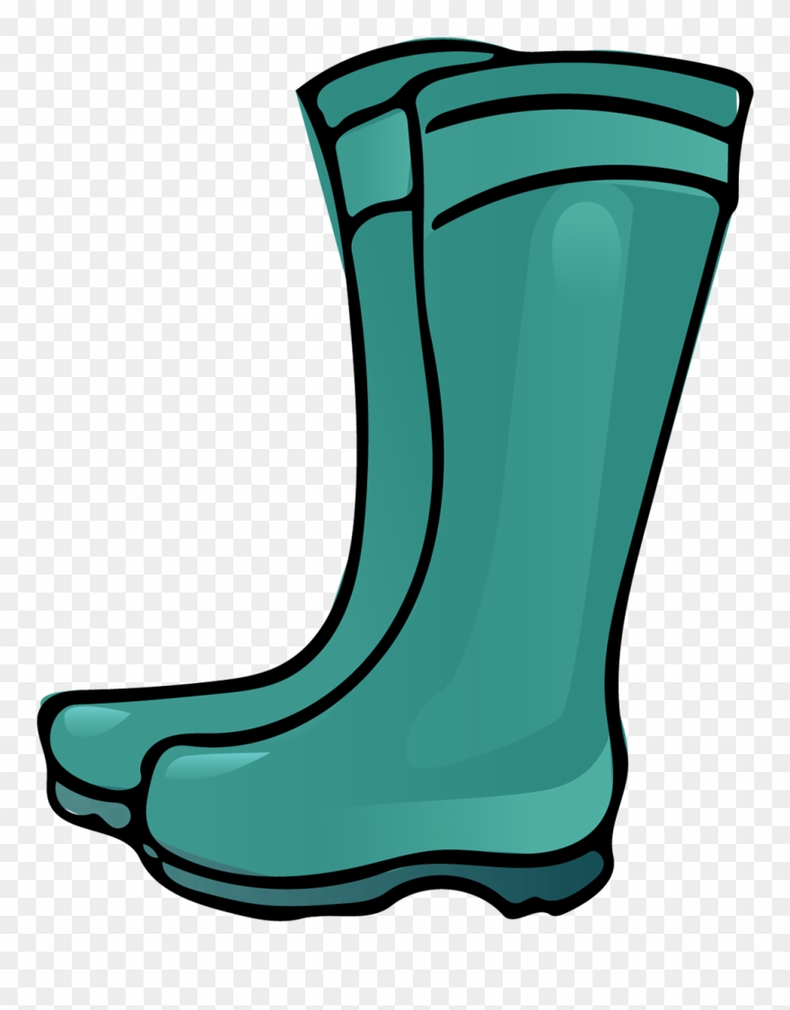 Petunia Is Prissy, Hates Messes - Rain Boot Clipart