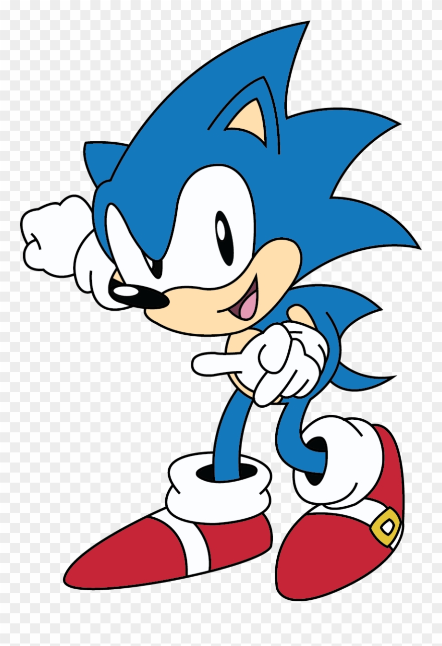 Classic Sonic Png - Classic Sonic The Hedgehog 2d Clipart