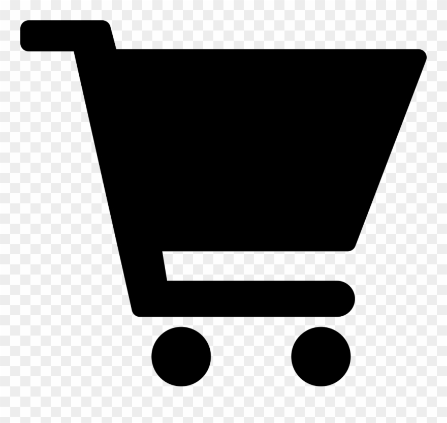 Cart Svg Png Icon - Shopping Cart Silhouette Png Clipart