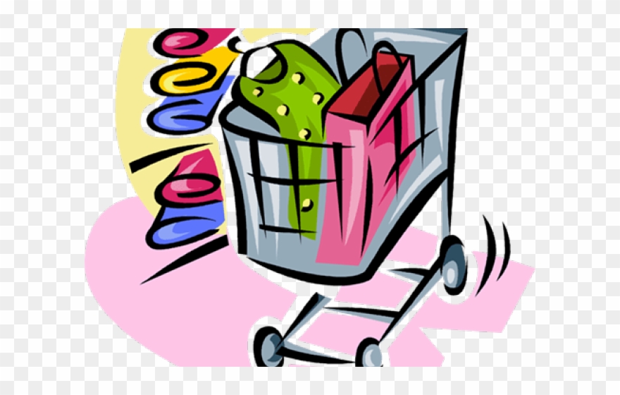 Trolley Clipart Online Shopping - Png Download