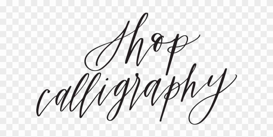 Lulu And Roo Design Footer Shop Calligraphy New - Calligraphy Clipart
