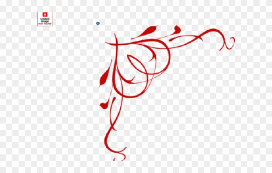 Heart Clipart Scrollwork - Corner Page Borders Png Transparent Png