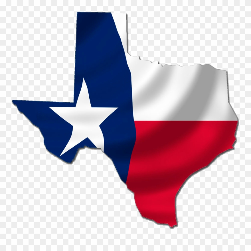 Founded In Texas - Outline State Of Texas Png Clipart
