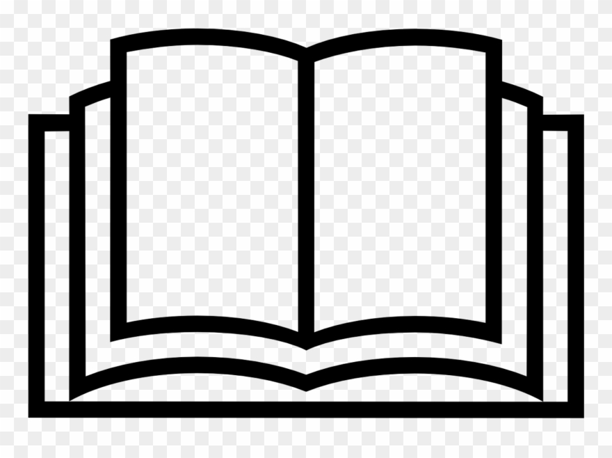 Book Spread Open - Read Manual Warning Clipart