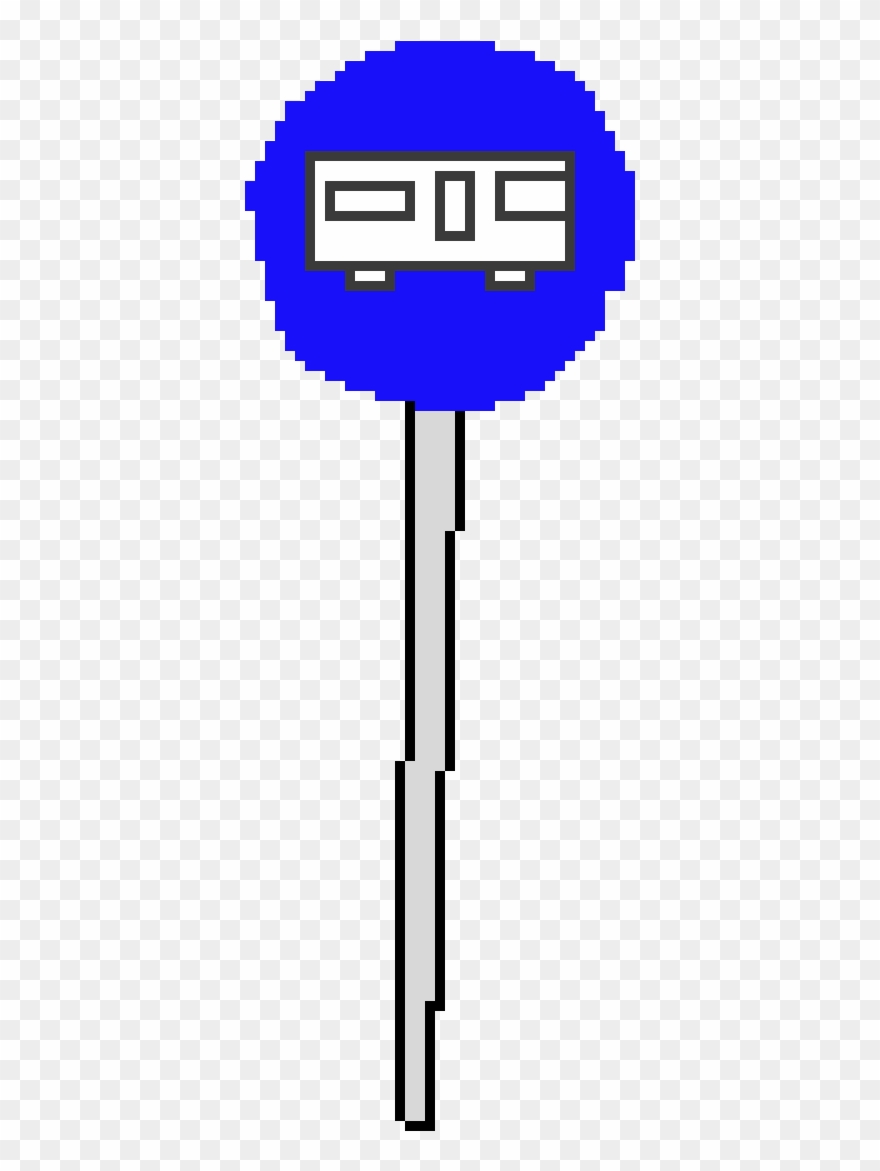 Bus Stop - Neptune Planet Pixel Art Clipart