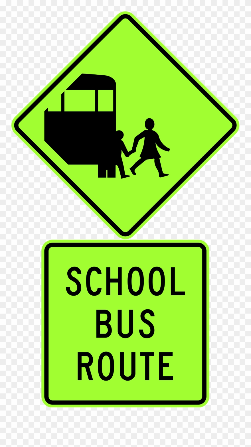 Open - School Loading Zone Sign Clipart