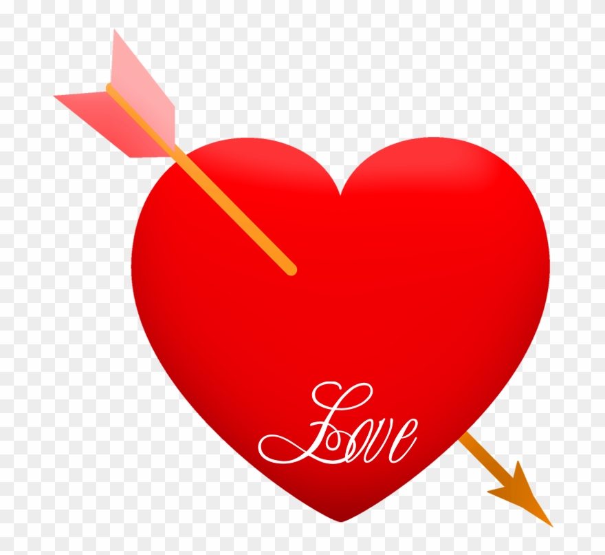 Valentine Heart Clipart - 2 Hearts - Png Download