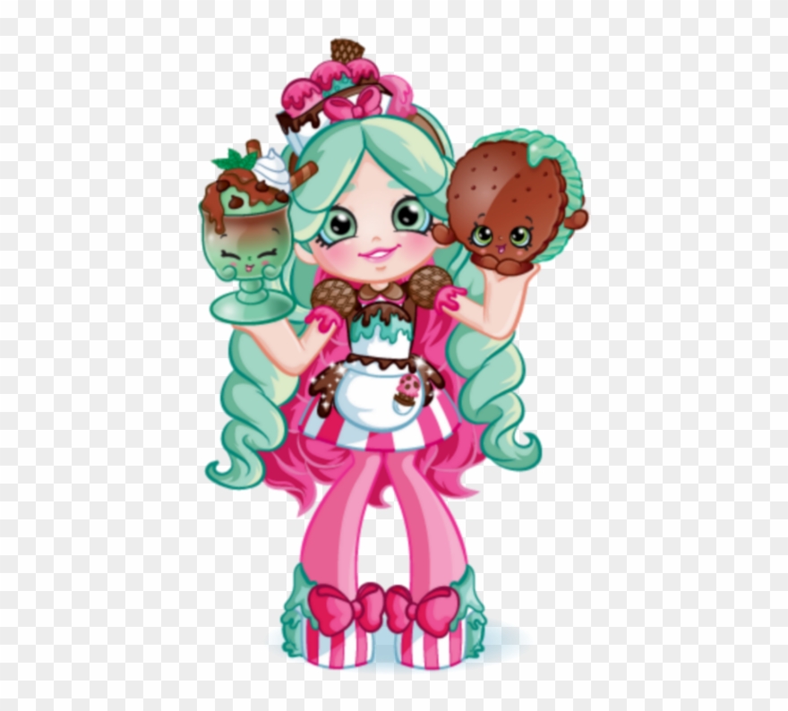 Shopkins Sticker - Shopkins Peppa Mint Clipart