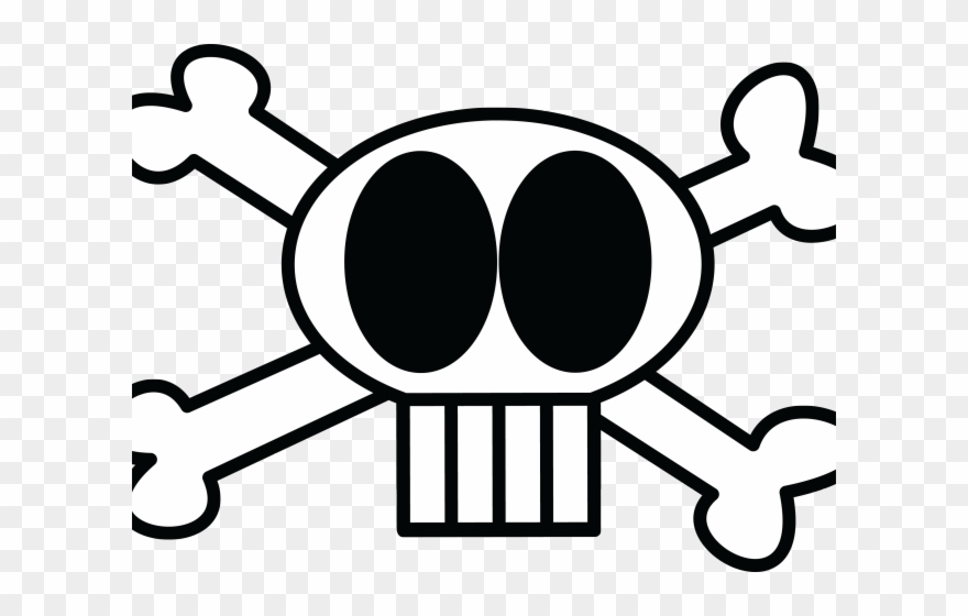 Skeleton Clipart Face - Skull And Crossbones - Png Download