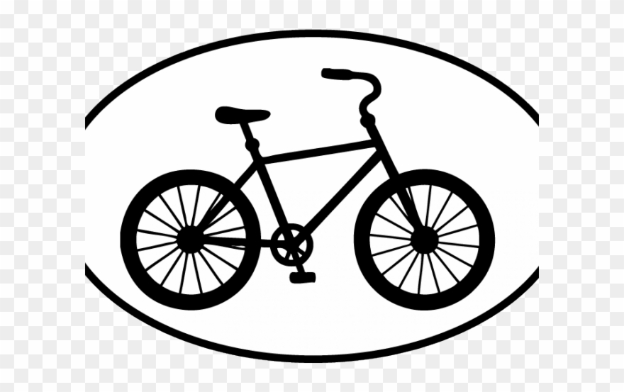 Wordpress Logo Clipart Bicycle - Silhouette Bike Clip Art - Png Download