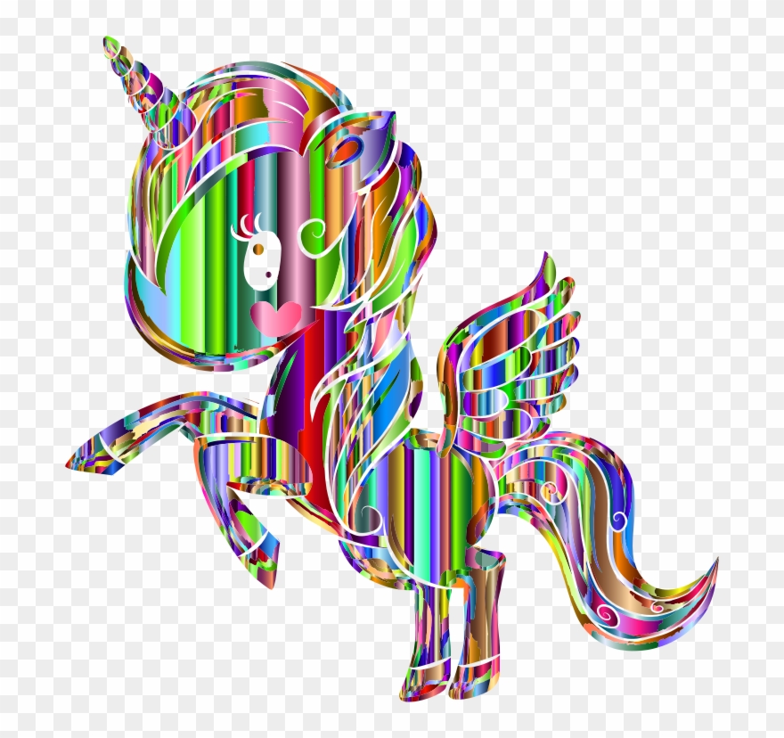 Cuddly Unicorn By Annalise1988 Surreal - Graphic Design Clipart