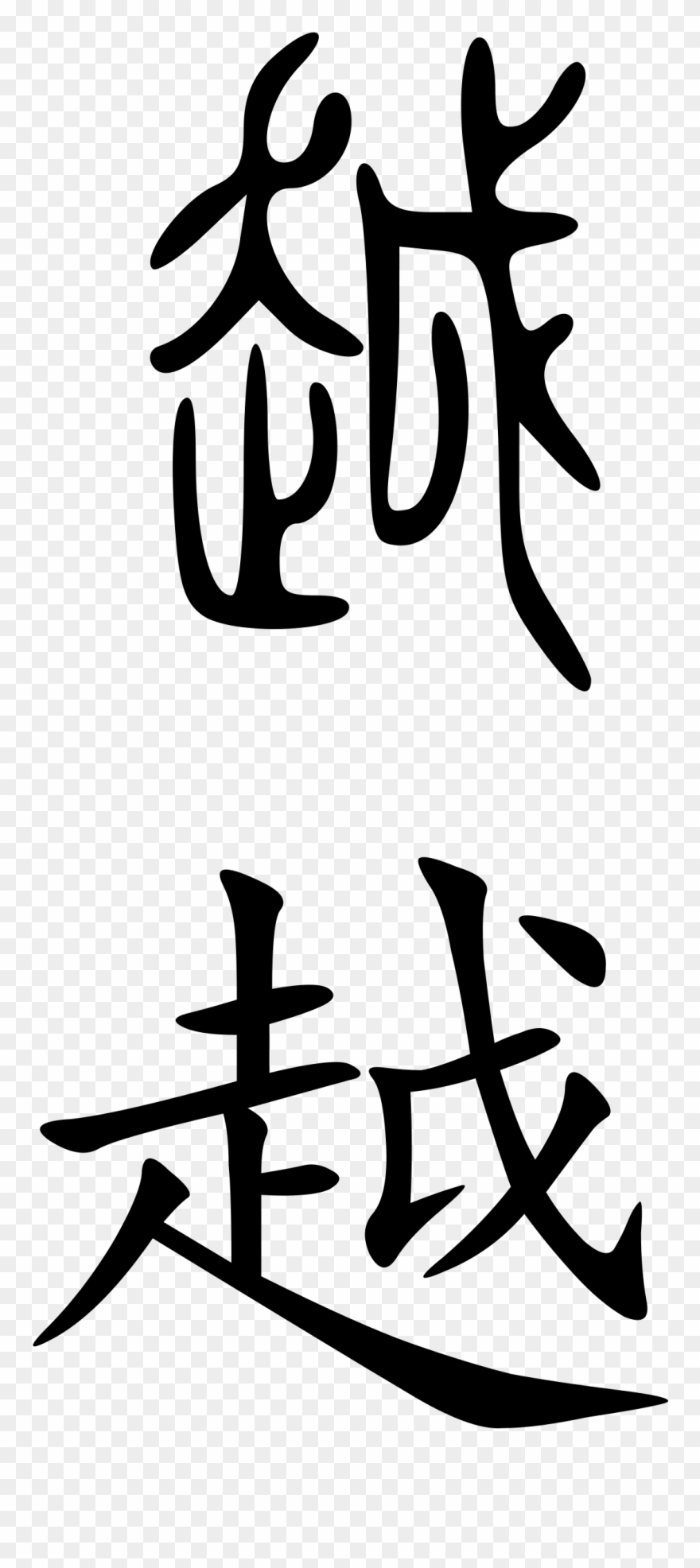 Çince Isim - Symbol For Higher Power Clipart