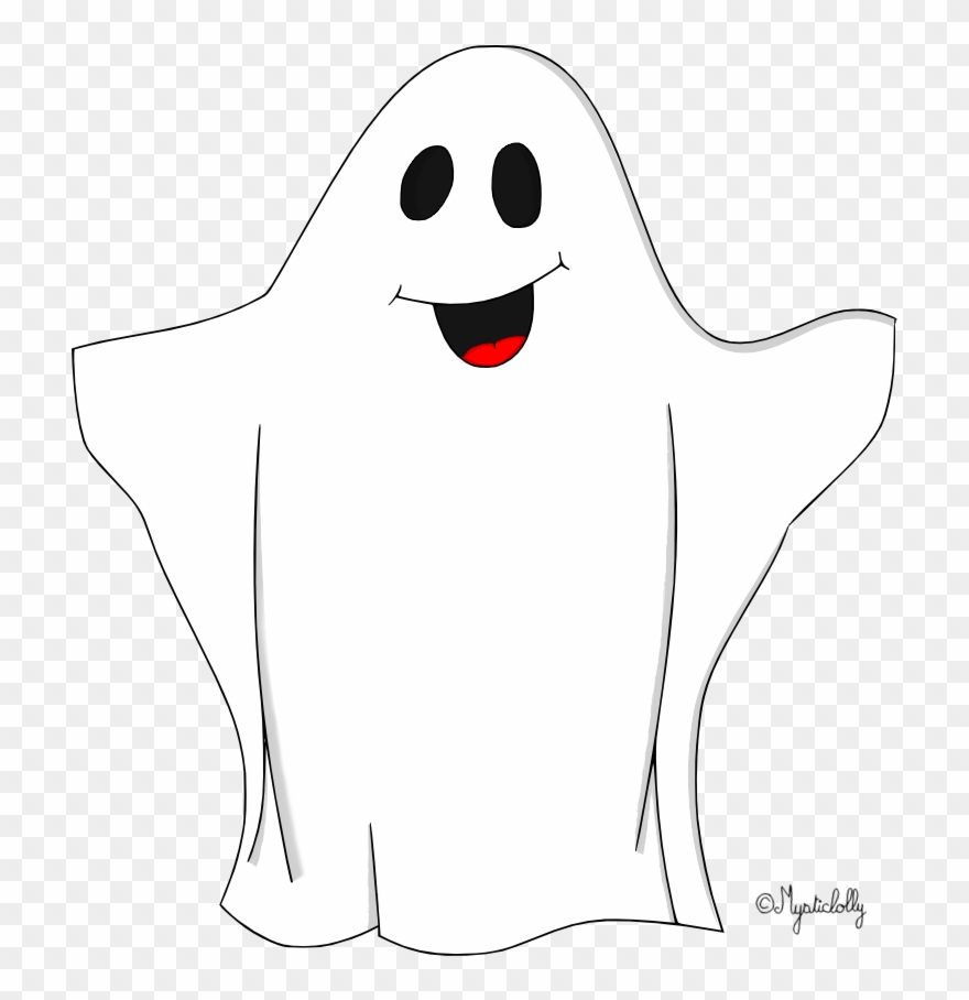 Comptines Et Chansons D'automne - Fantome Halloween Dessin Couleur Clipart