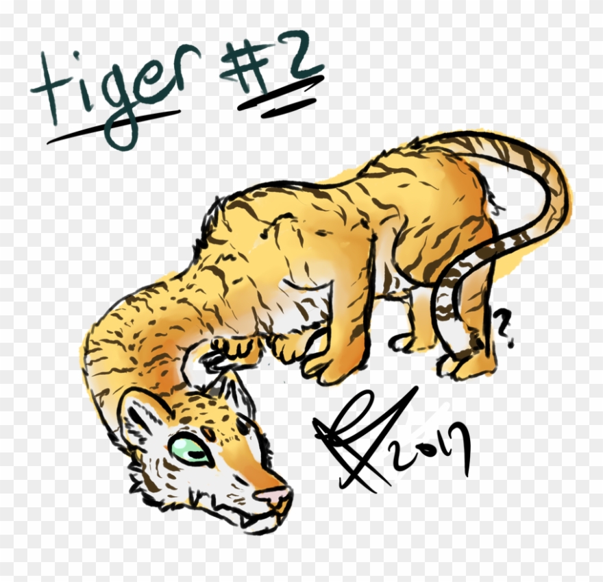 Tiger Pb By Penvains Clipart