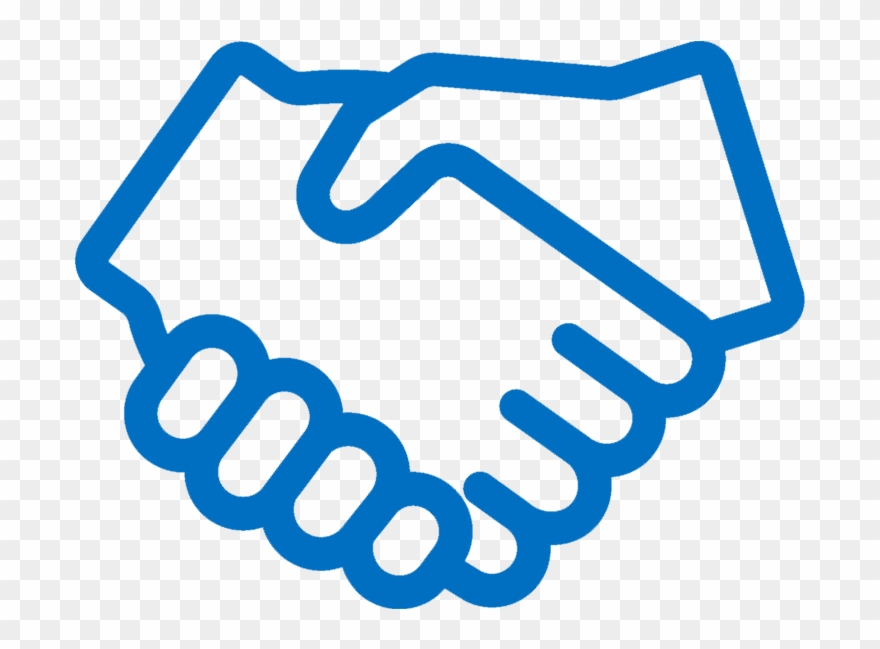 Hand-blue2 - Agreement Vector Clipart