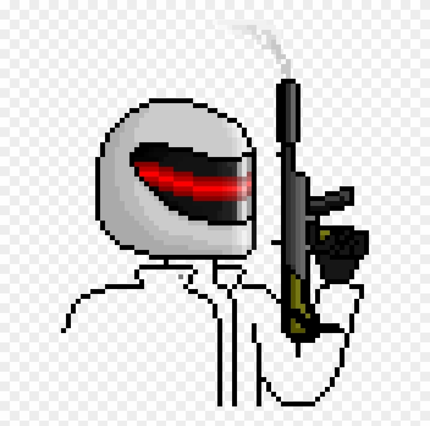 Retro Biker - Epic Face Pixel Clipart