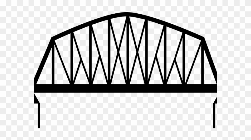 Broken Bridge Clipart Beam Bridge - Triangle - Png Download