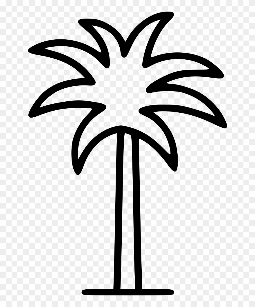 Palm Tree Comments - Palm Tree Png Icon Clipart
