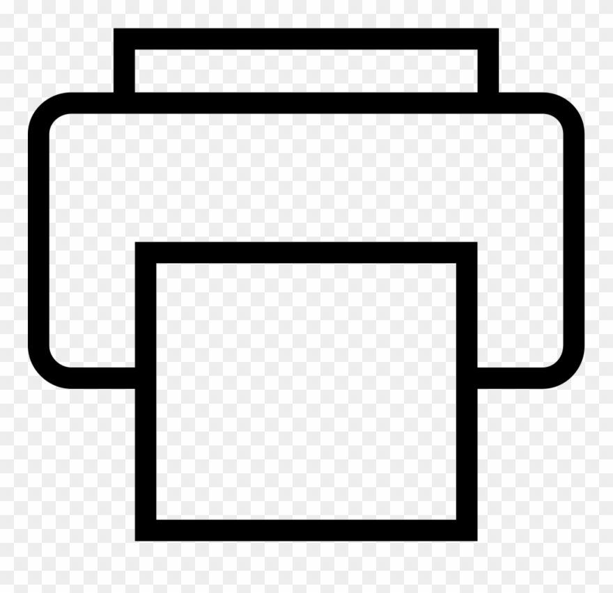 Png File Svg - Outline Printer Svg Icon Clipart