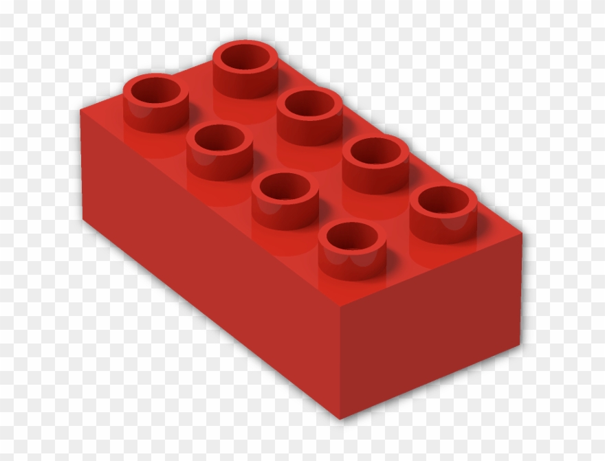 Duplo X Bright - Lego Duplo Red Block Clipart