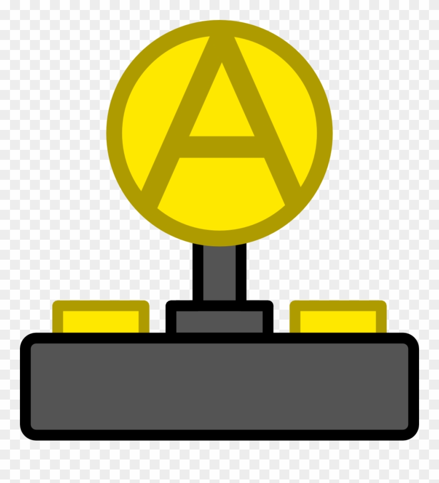 Anarchist Joystick - Circle Clipart