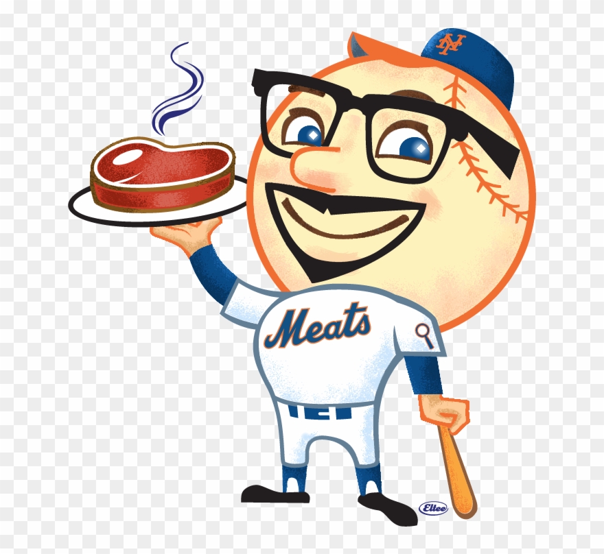 Awesome Stuff Larry - Logos And Uniforms Of The New York Mets Clipart