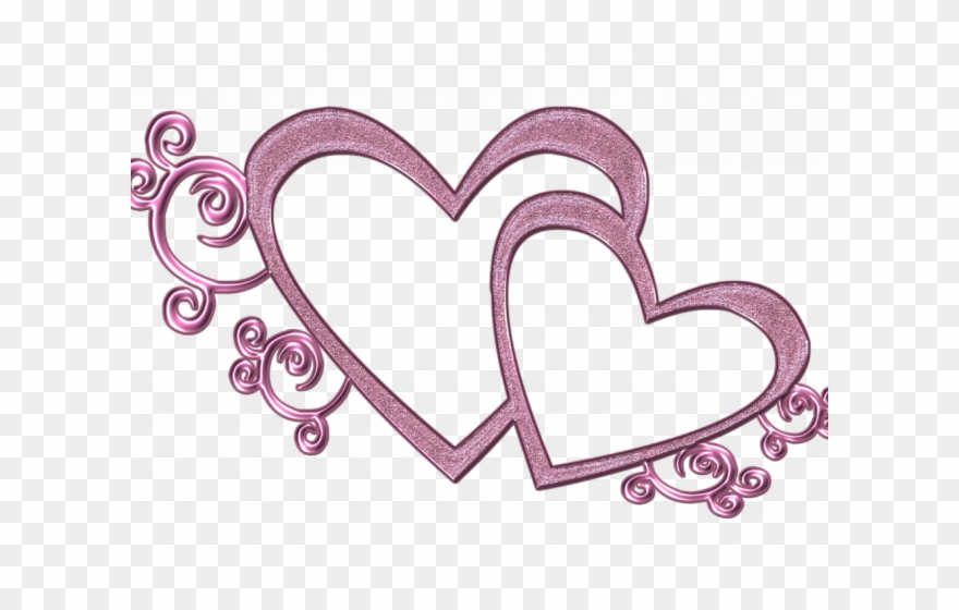 Bride Clipart Heart - Two Heart Clip Art - Png Download