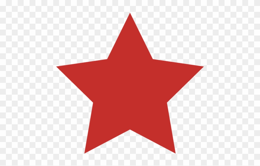 Star - Red Star White Background Clipart