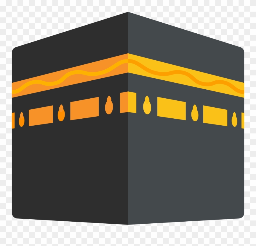 Open - Kaaba Emoji Transparent Clipart